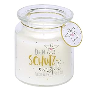 GRUSS & CO Schutzengel Kerze im Glas