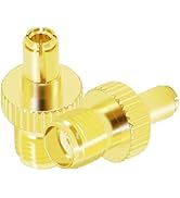 CNARIO SMA Female to TS9 Male Connectors SMA Coax Adapter SMA Adapter Gold Plated SMA Female Jack...