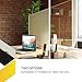 OBEX Acrylic Free Standing Screen, Divider for Desk Privacy Home & Office Partitions for Table Top Workstation, Portable Cubicle Panel for Work, 24