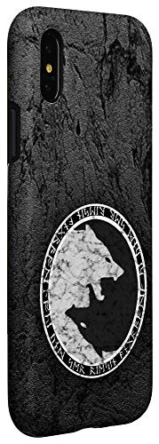 Iphone X/Xs Fenrir Wolf Of Odin In Circle Of Norse Runes Case #TOP2