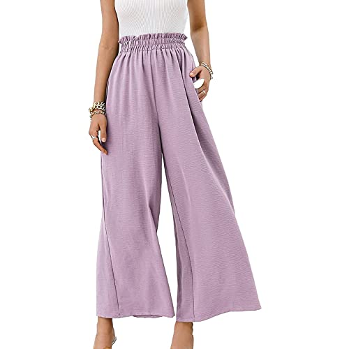 Palazzo Pants for women Cotton Solid Color Pants Soft Cozy Wide Leg Yoga Sweatpants Classic Workout Baggy Trousers Palazzo Pants for women Cotton Solid Color Pants Soft Cozy Wide Leg Yoga Sweatpants Classic Workout Baggy Trousers