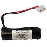 3.6V Lithium PLC Backup Battery Replaces FX-20GM Positioning Controller, FX-24, FX-24M, FX-32, FX2-80, FX2-80M, FX2C Series, FX2C-128, FX2C-128M, FX2C-160, FX2N-10GM, FX2N-32M, FX2N-48, FX2N-48M