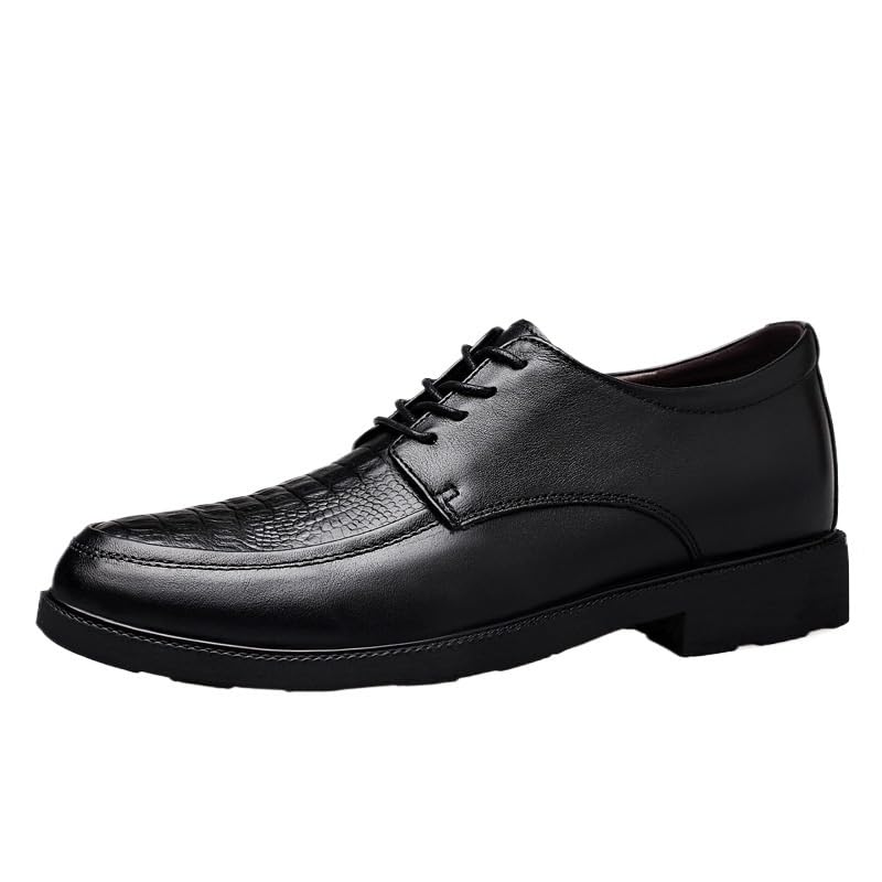 Mens Tuxedo Dress Shoes Comfortable Casual Business Formal Derby Classic Lace-Up Oxfords Office Shoes