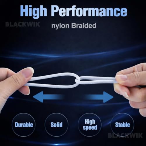 Image of Blackwik C To C cable compatible for iPhone 16 /15 Pro /ProMax /17 /17 pro