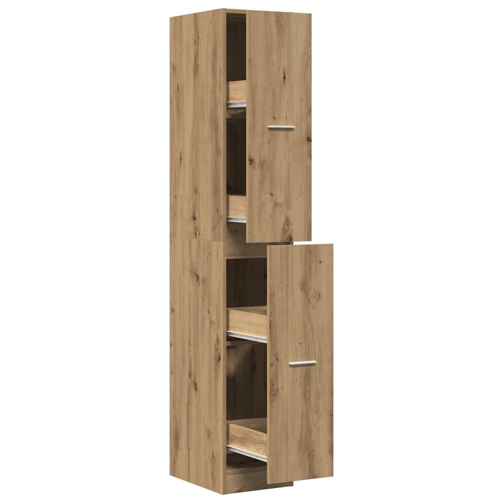 Générique Armoire d'apothicaire chêne Artisanal Bois d'ingénierie,Casiers & armoires de Rangement,3309635