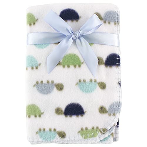 Luvable Friends Unisex Baby Coral Fleece Blanket, Turtle, One Size