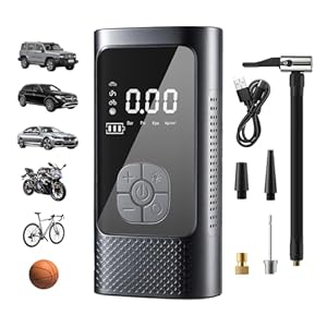 Cordless Tire Inflator Portable Air Pump – Car & Motorcycle