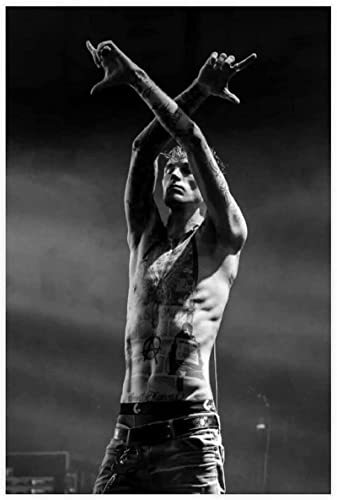 Poster MGK de musique urbaine et tableaux sur toile rap 60x90cm