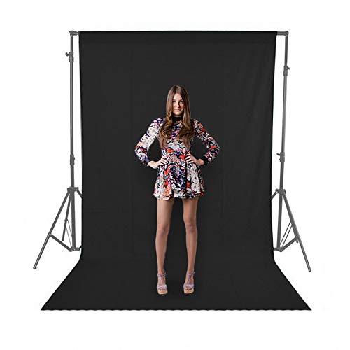 Fundo Fotográfico Completo Branco Preto e Verde c/Suporte e Tripés