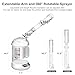 DKURQG Nano Ionic Facial Steamer with Removable Water Cup, Face Steamer 360° Rotatable Sprayer Warm Mist Face Humidifier for Home and Beauty Salon, Facial Deep Cleaning (White)