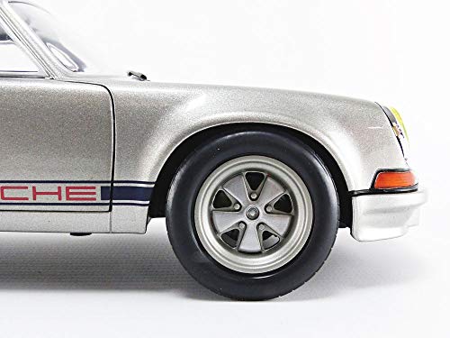 Solido 1:18 1973 Porsche 911 RSR - Silver miniatura 7