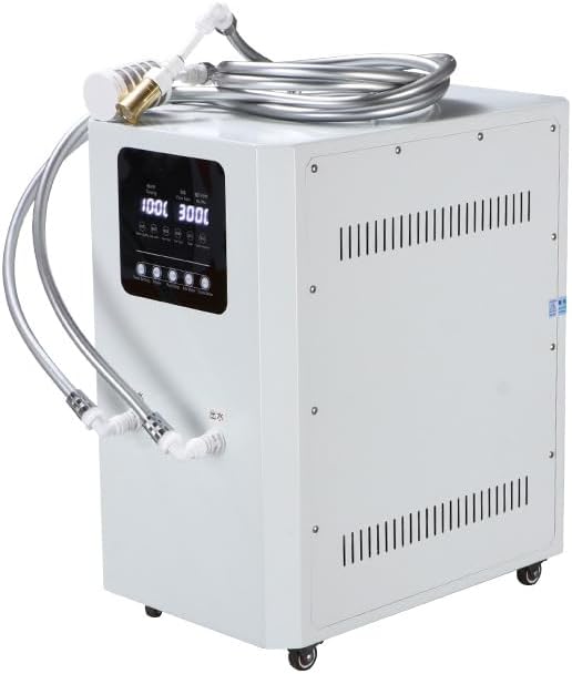 HNZXIB Hydrogen Water Bath Machine - PEM Electrolysis, 99.999% High Concentration H2, 3.5L/Min, 10-60 Min Timer, 220V, Quiet Operation, LCD Display, for Home Spa & Relaxation