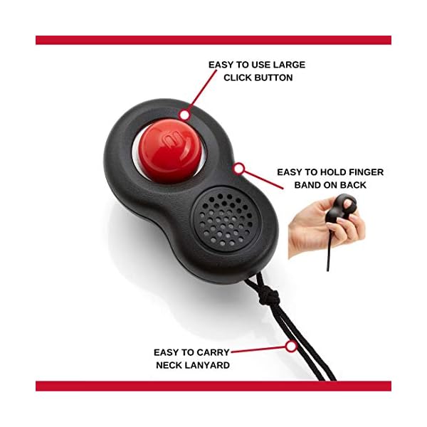 Mikki Clikka Dog Training Aid for Clicker Obedience Training for Dog and Puppy Mikki Clikka Dog Training Aid for Clicker Obedience Training for Dog and Puppy