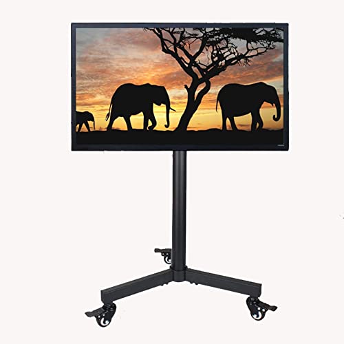 Soporte Universal para TV con Ruedas y Ajuste de Altura
