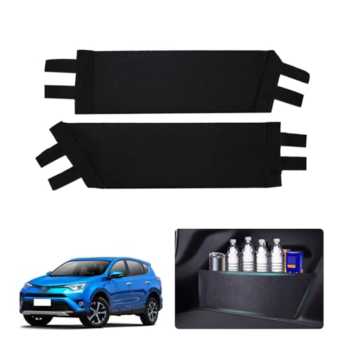Frencstr Rear Trunk Organizer Side Divider Sticker fit for 2013-2018 Toyota RAV4 Trunk Side Storage Baffle Partition Board for RAV4 Accessories 2PCS