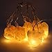 Produktbild USB-Himalaya-Salz-Lampe, LED-Lichterkette mit Stein, 10 LEDs, natürlich handgeschnitzt für Büro, Baby, Kind, LED-Nachtlicht für Schlafzimmer, Nachttisch, Schreibtisch, Computer