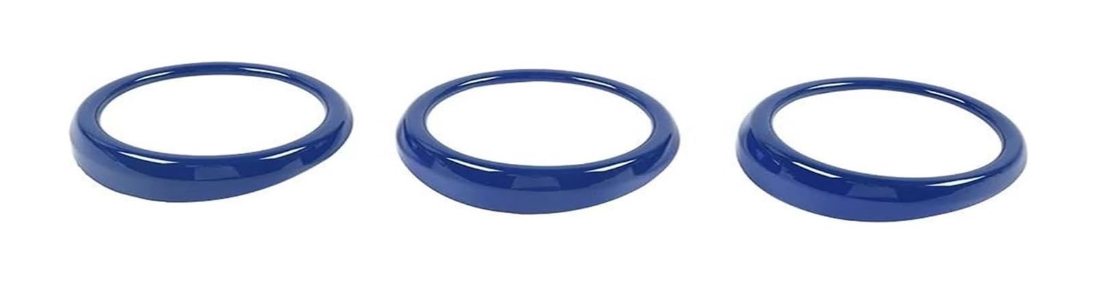 Air Vent Outlet For Mustang 2015+ ABS Car Dashboard AC Air Conditioning Vent Outlet Decoration Cover Trim Interior(Blue)