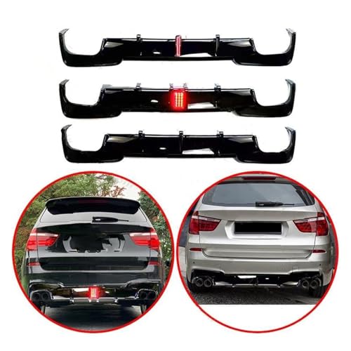 Becquet de toit pour BMW X3 F25 2010-2017 kit carrosserie noir brillant