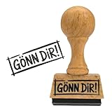 Gönn dir! Holzstempel