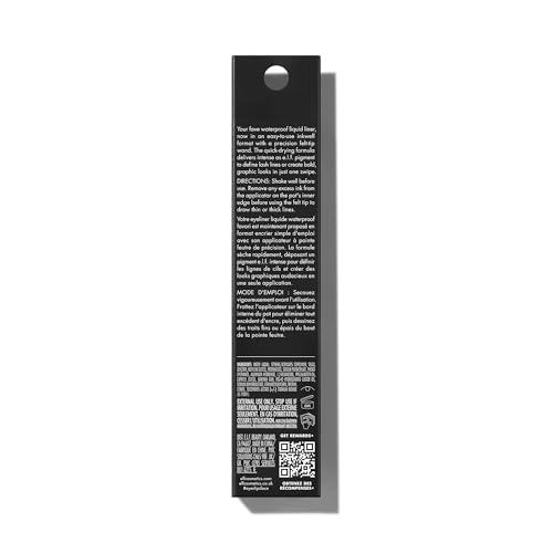 E.L.F. 82970 H2O Proof Inkwell Eyeliner Pen, High-Pigment, Waterproof Liquid Eyeliner, Delivers A Matte Finish, Vegan & Cruelty-Free, White Out thumb #1