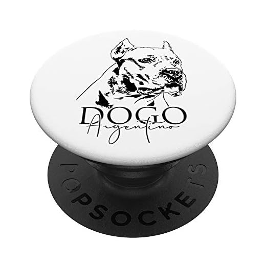 Funny Proud Dogo Argentino dog portrait gift present dog PopSockets Grip and Stand for Phones and Tablets