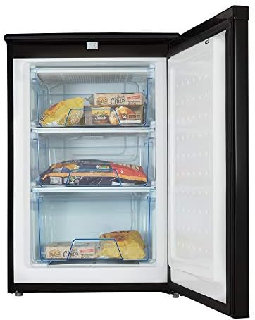 Cookology Freestanding Undercounter Freezer (50cm, Black)