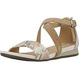 Sandalen / Sandaletten Geox Damen D Formosa A Peeptoe Sandalen, Beige (Beige/Off White), 38 EU