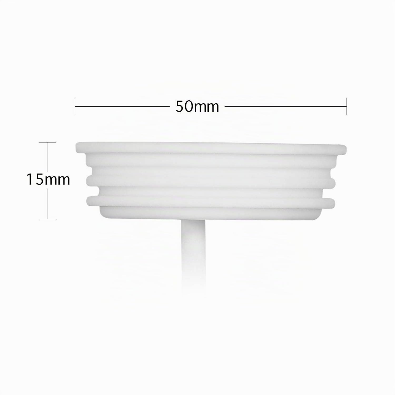 HCFEI Confezione da 10 moduli LED Slim in ceramica 230V – 3W 320lm 120 ° – Profondità di montaggio 15mm – Sostituzione per MR16 GU10 – per soffitti bassi – bianco caldo (3000K)