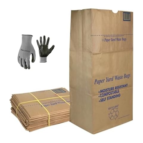 30 Gallon Heavy-Duty Yard Waste Bags by Necessia Cover