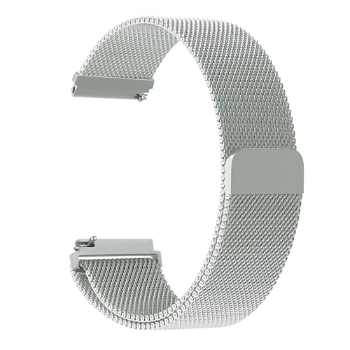 Bracelet milanais 20mm gris en acier pour Galaxy Watch 7