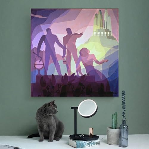 Impression sur toile Aaron Douglas décoration murale cadre bureau modernisme - 3