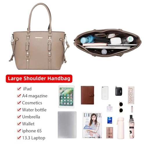 Image of Montana West 3PCS Purses for Women Tote Bag and Wallet Set Shoulder Satchel Handbags