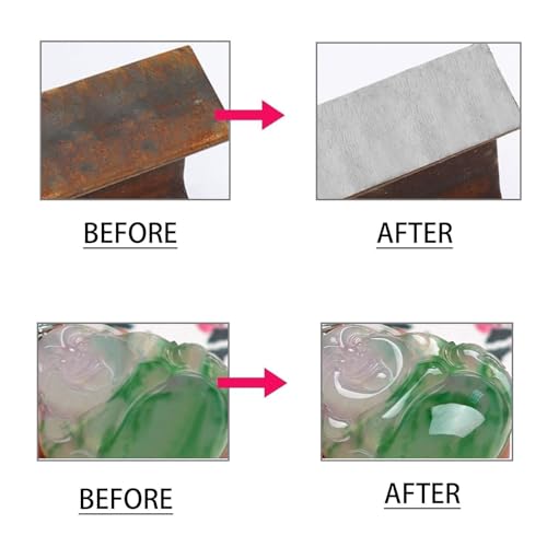 ANBOO Polierscheibe, 5 Stück – Polierscheibe für Poliermaschine, Durchmesser 10,16 cm, Bohrfutter 1,27 cm, 2 Stäbe 6 mm, ideal für Metall, Holz, Stein, Polierpad