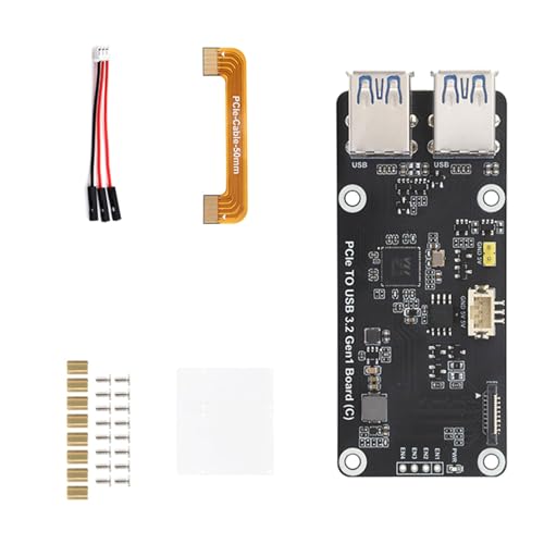 Carte d'extension USB PCIe à quadruple emplacement pour des transferts simultanés