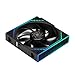 Thermalright TL-M12Q 120mm PC Case Fans, 2000RPM High Airflow, ARGB Daisy-Chain, Infinity-Mirror Lighting, 1-Pack