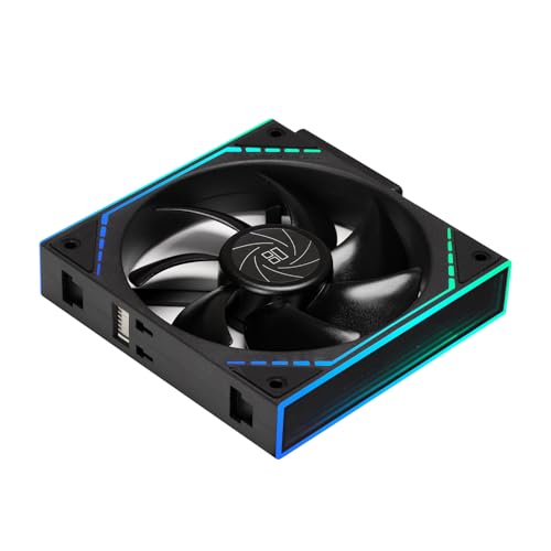 Image of Thermalright TL-M12Q 120mm ARGB Case Fans, 2000RPM, 68.9CFM, 1-Pack | Clean Daisy Chain Wiring, PWM /ARGB Sync, Infinity Mirror Lighting