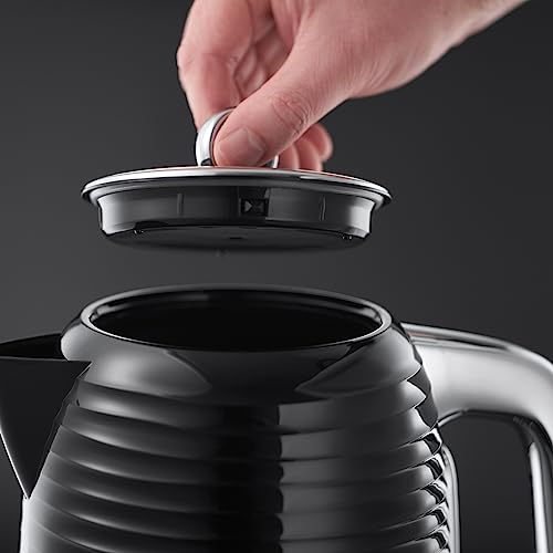 Russell Hobbs Inspire 1.7L vattenkokare med snabbkokning, svart