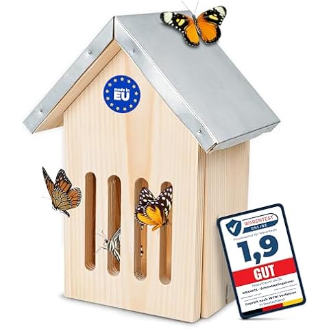 Oramics Butterfly House with Weatherproof Roof Cover