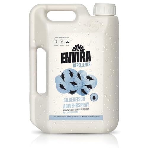 Envira Silberfisch Spray 2 Liter - Langzeitwirkung gegen Silberfische &