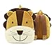 Freessom Sac à Dos Enfant Maternelle Primaire Garderie Fille Garçon Animaux Lion Tigre Sac Bébé Creche École Mignon Fourniture Scolaire Kawaii Fun et Original en Peluche-1-3 Ans (Bleu et Jaune)