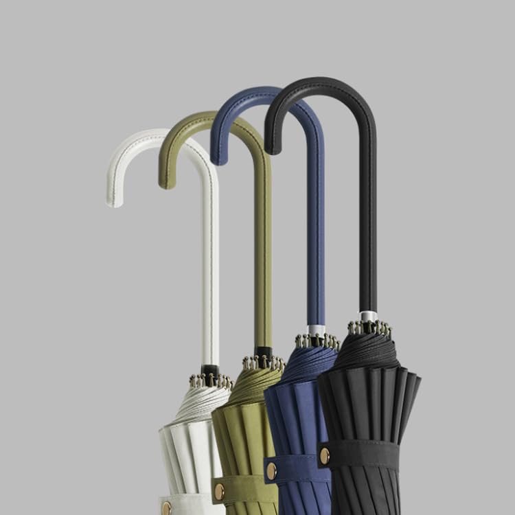 eexbz Umbrellas for Rain 16-Bone Handle Open Umbrella Double Fair Umbrella Strong Umbrella for Wind and Rain(C)