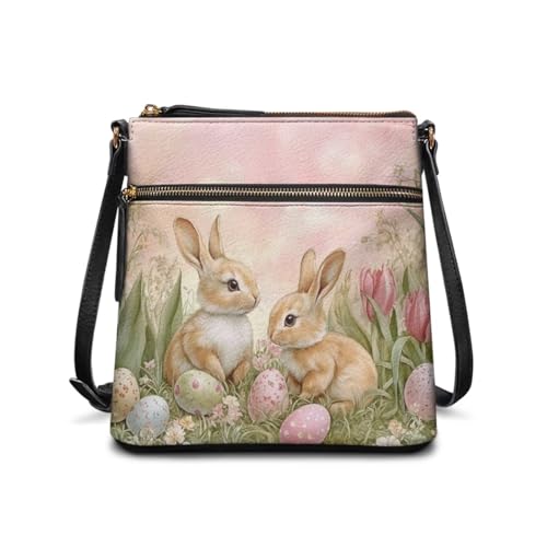 Image of Leather Purses for Women, Leather Hobo Bags for Women Travel Sling Purse Triple Zippered Pockets Shoulder Bag