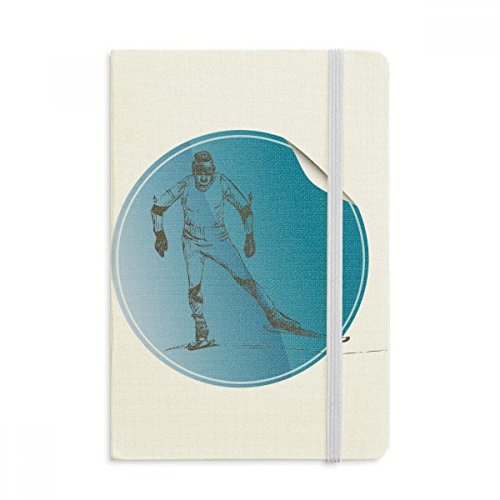 Couverture rigide en tissu pour ce carnet A5 haut de gamme aux finitions soignées