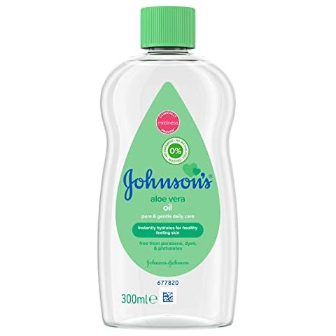 JOHNSON'S Aloe Vera Baby Oil for Delicate Skin Cover