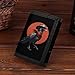 Funny Black Crow Trifold Wallet Slim Credit Card Holder Polyester Front Pocket Wallet Fashion Purse Gifts