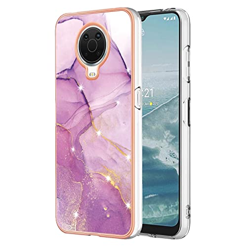 Étui Nokia G10 et G20 König Design violet anti-chocs