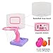 Toddler Pink Basketball Hoop for Age 1-3, Adjustable Kids Basketball Hoop with 3 Balls Indoor Outdoor Play Mini Poolside Basketball Goal Sport Toys Birthday Easter Gift for 1 2 3 4 Year Old Baby Girl