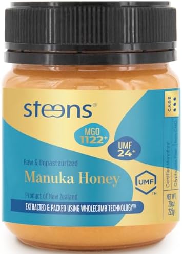 Steens Manuka Honey - UMF 24+ and MGO 1122+ - Pure & Raw 100% Certified Manuk...