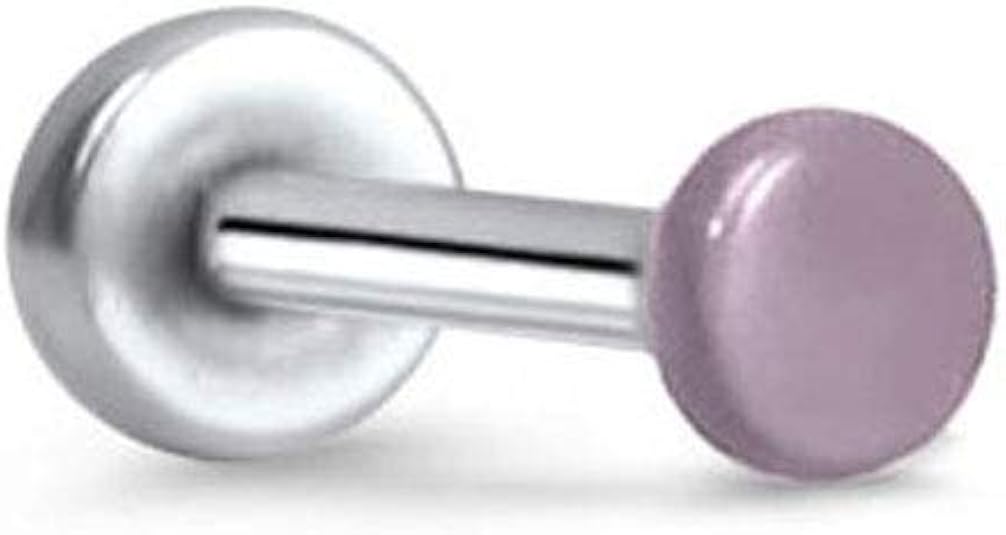 316 Stainless Steel Threadless Push Pin Nose Ring Labret Monroe Ear Cartilage Stud