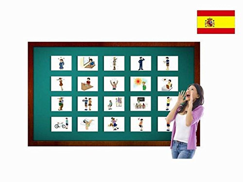 Yo-Yee Flashcards Tarjetas con Ilustraciones para el fomento del Aprendizaje del Idioma - Sentimientos - para Las Clases de españolen guarderías, escuelas Infantiles y educación Primaria